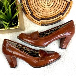 Gio Zanotti Elegant Brown Patent Heeled Pumps 7
